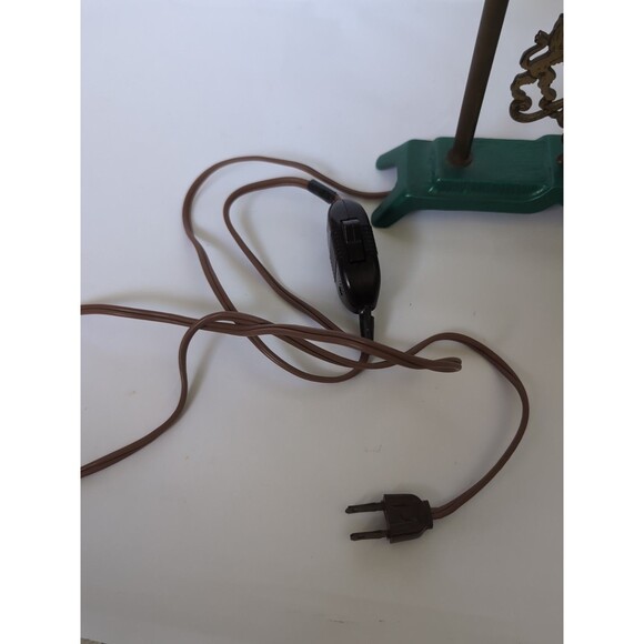 Vtg Menorah Brass Enamel Electric 50s-60s Hanukkah Judaism Light - Picture 4 of 8